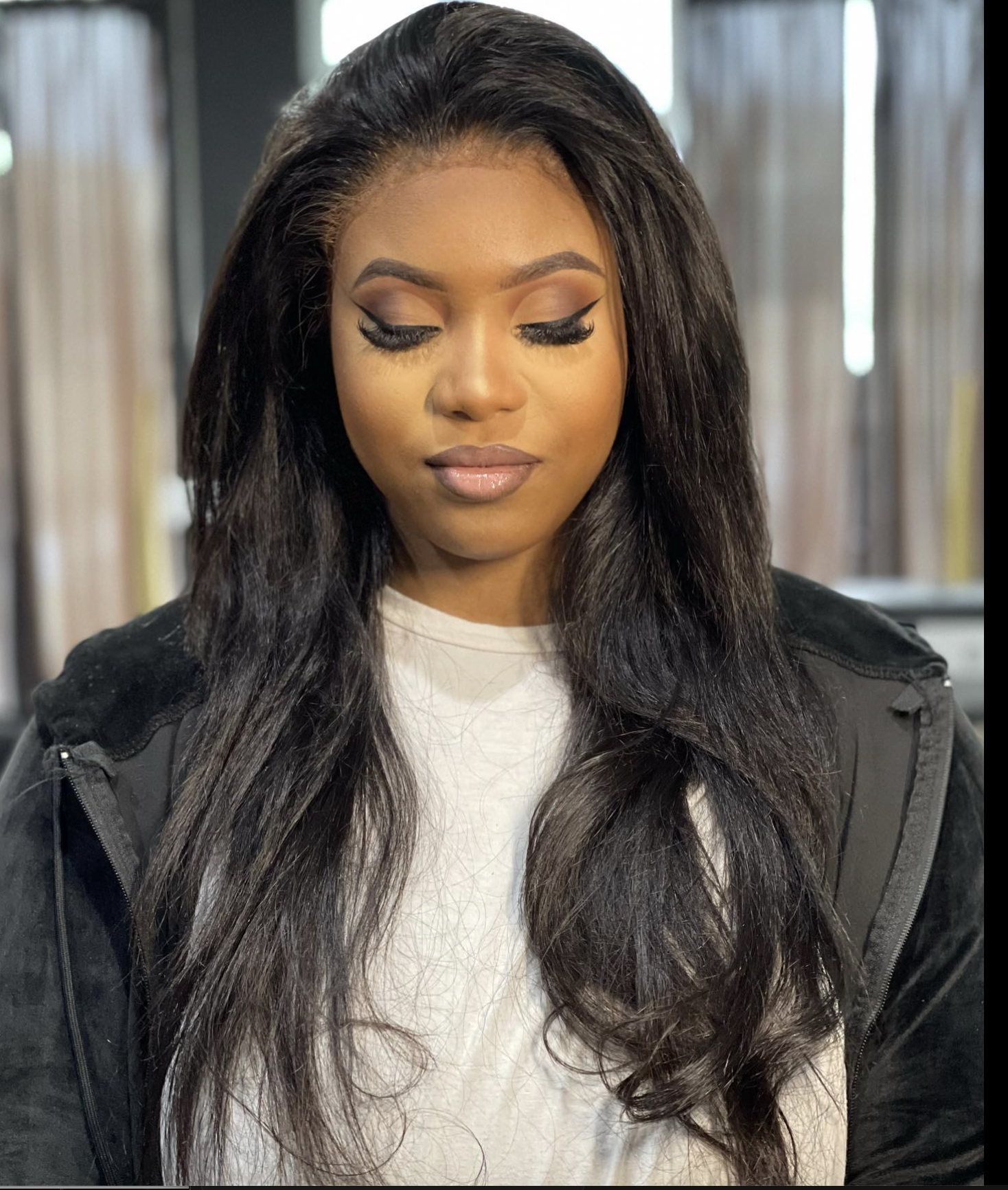 Full glam and wig install