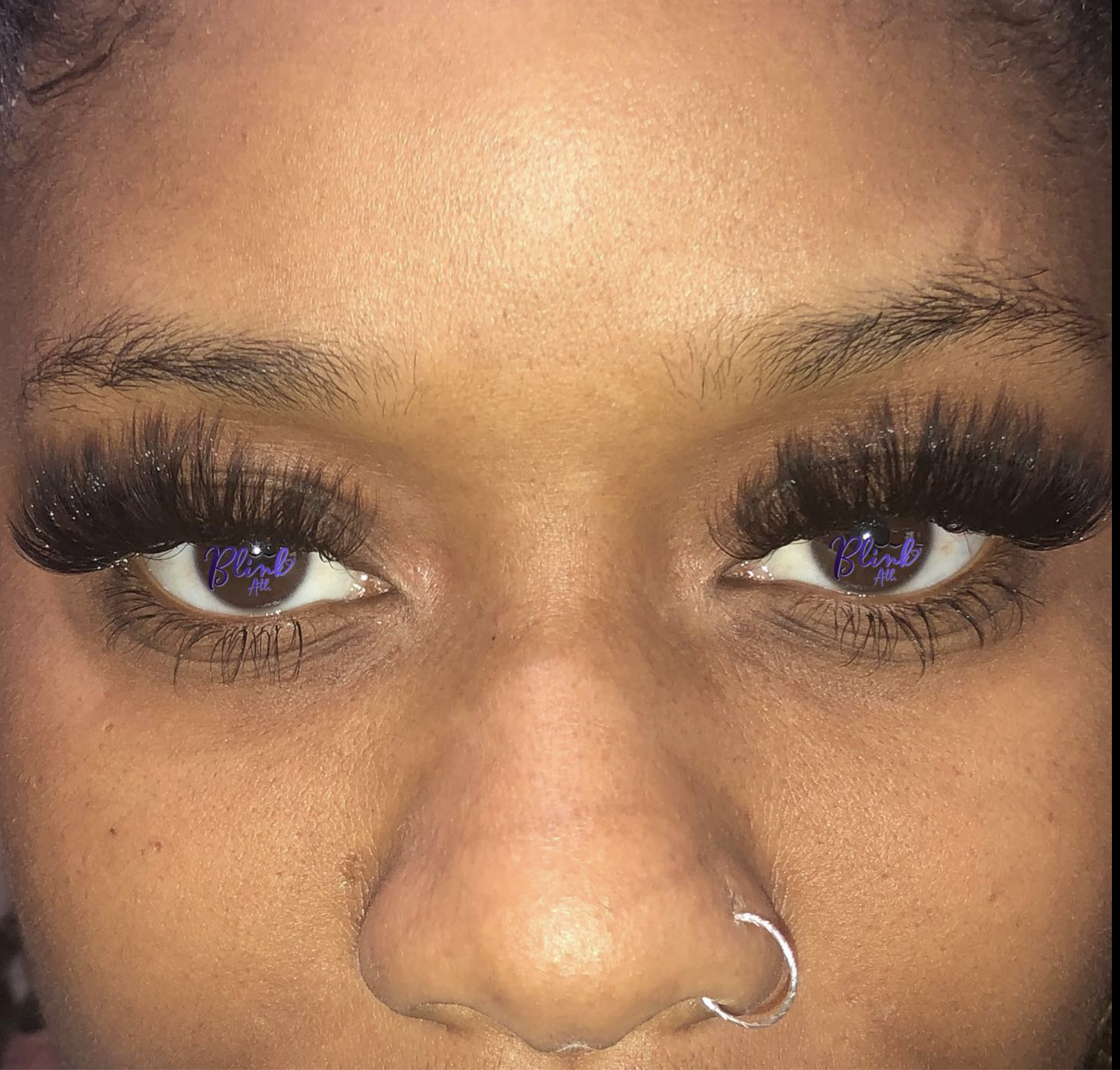 Dramatic volume lash extensions